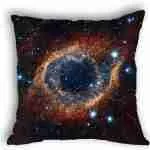 Anlye Eye Black Hole Pillowcase Silk Body Pillow Cover Square 18x18 Throw Pillowcase