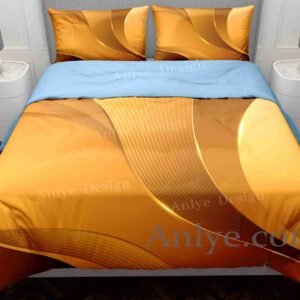 Luxurious and Colorful 3D Geometric Yellow Duvet Cover Set: Perfect Birthday Gift for Twin, Full, Queen, and King Sizes