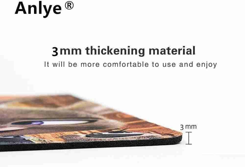 Anlye Ocean Mouse Pad Large Mousepad 300mmx260mmx3mm Silk Soft Natural Rubber Personal Mouse Pad with Anlye Logo on Top Left Mp001 - Image 3