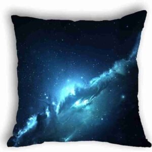 Anlye Galaxy Pillowcase Dark Nebula Pillow Cover Blue Star Cushions Cover Throw Pillow Cases