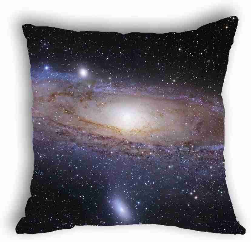 Anlye Galaxy Pillowcase Black Hole Throw Pillowcase Satin Pillowcase Digital Printing Designer Pillows Cover
