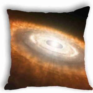 Anlye Yellow Milky Way Pillow case Throw Pillow Cover for Outdoor Cushions Patio Chairs