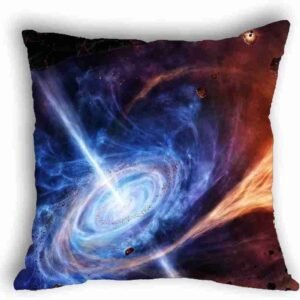 Anlye Galaxy Pillowcase Blue Aurora Cushion Covers Zippered Pillow Covers Patio Cushions case