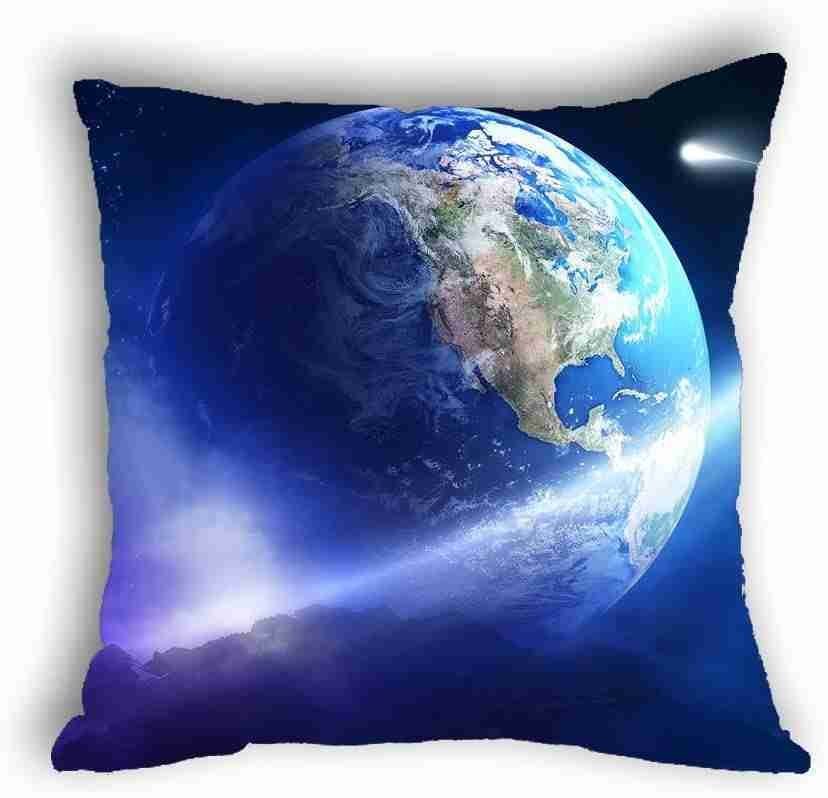 Anlye Blue Aerial Earth Pillow Cover Travel Pillow case 18X18 Satin Pillow Cases Wholesale Cushions Cases