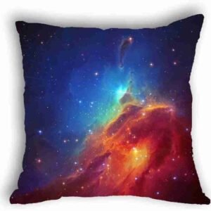 Anlye Galaxy Pillowcase Blue red Patio Pillow case Silk Pillowcase Outdoor Chair Cushions Pillow Cover