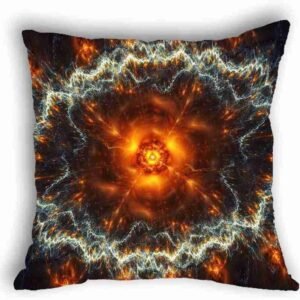 Anlye Design red Unique Eye Outer Space Pillowcase Rocking Chair Cushions Cover Patio Cushions Cover